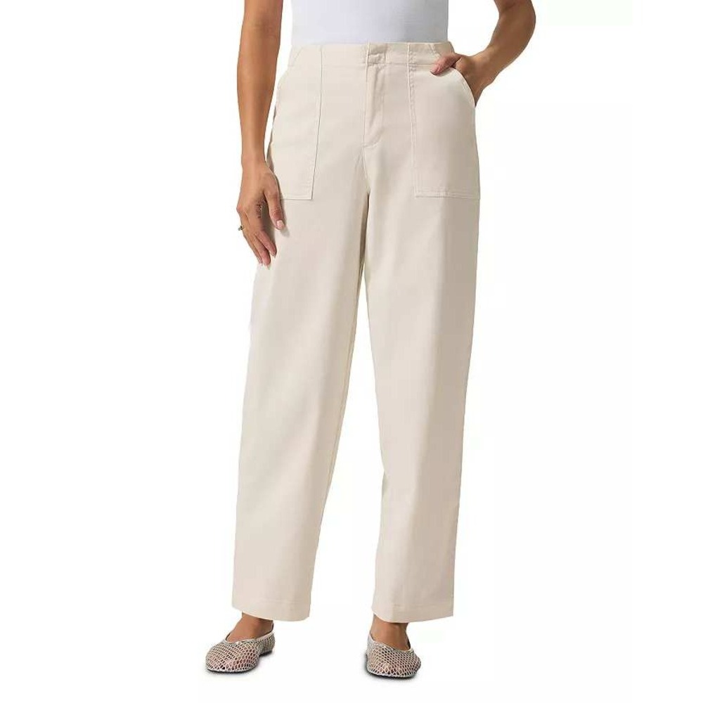 Splendid Good Fortune Pants Womens S Cream Casual Loose Fit Classic Preppy NWT